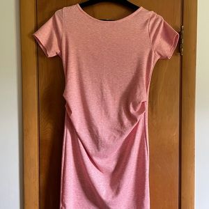 Pink Blush coral maternity dress in Medium